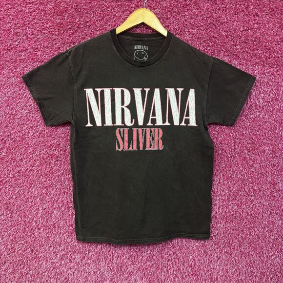 Nirvana Sliver Washes Cotton T-Shirt Small - Picture 1 of 4